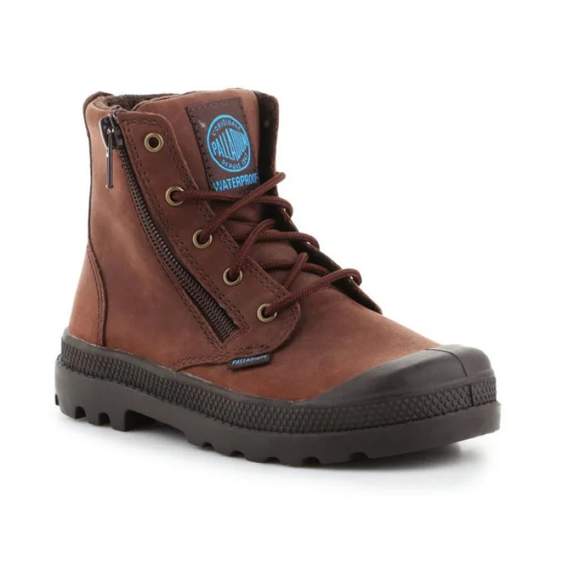Boty Palladium Pampa Hi Lea Gusset Jr 52744-255 EU 30