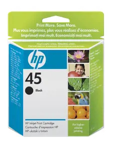 HP - cartridge 51645A, black č. 45 (černá) pro inkoustové tiskárny