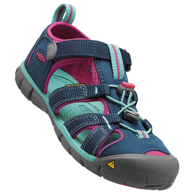 Dětské sandály SEACAMP II C, poseidon/very berry, Keen, 1014124, holka - 27/28