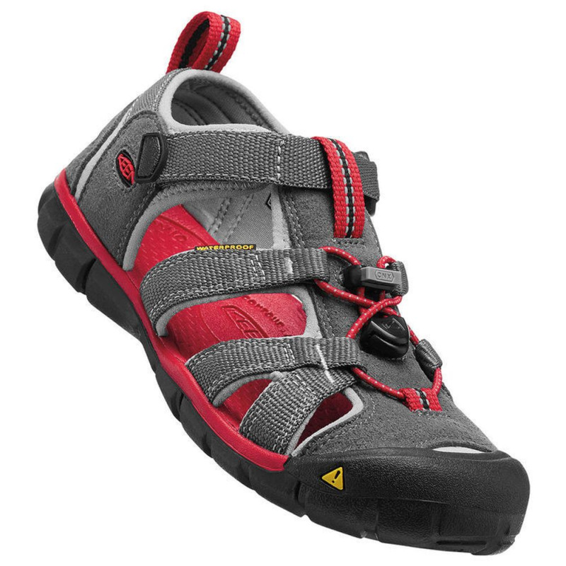 Dětské sandály SEACAMP II CNX, magnet/racing red, Keen, 1014123, šedá - 34