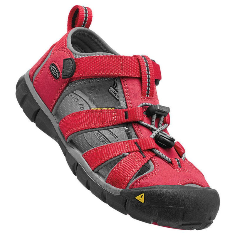 Dětské sandály SEACAMP II CNX, racing red/gargoyle, Keen, 1014470, červená - 35