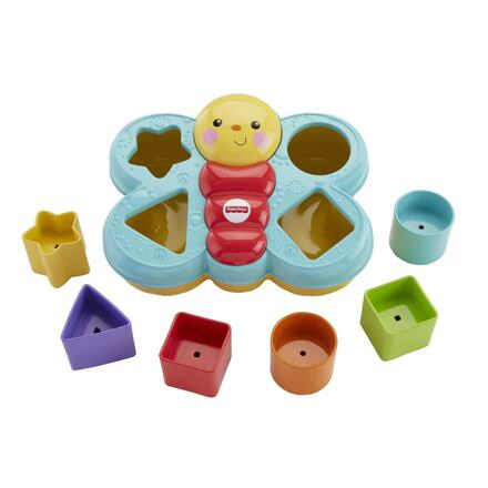 Fisher-Price barevná motýlí třídička kostek