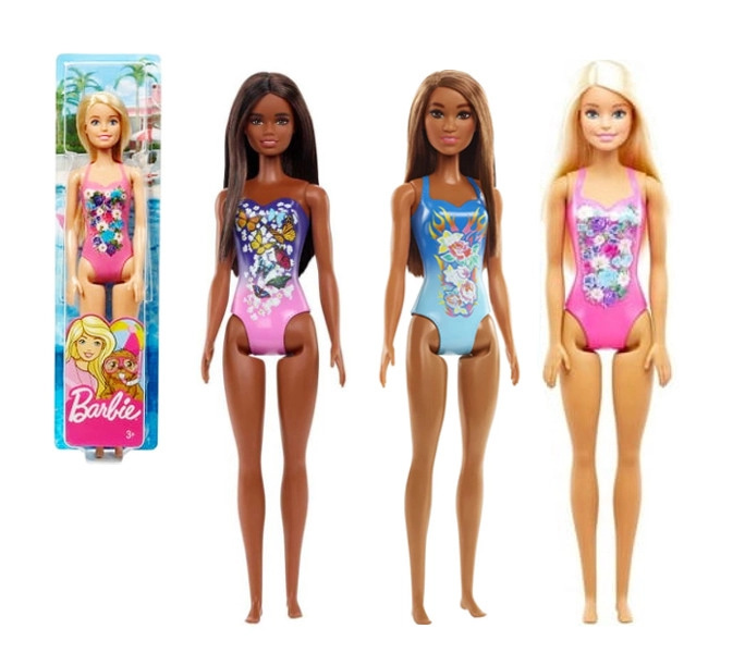 Barbie plážová panenka v plavkách