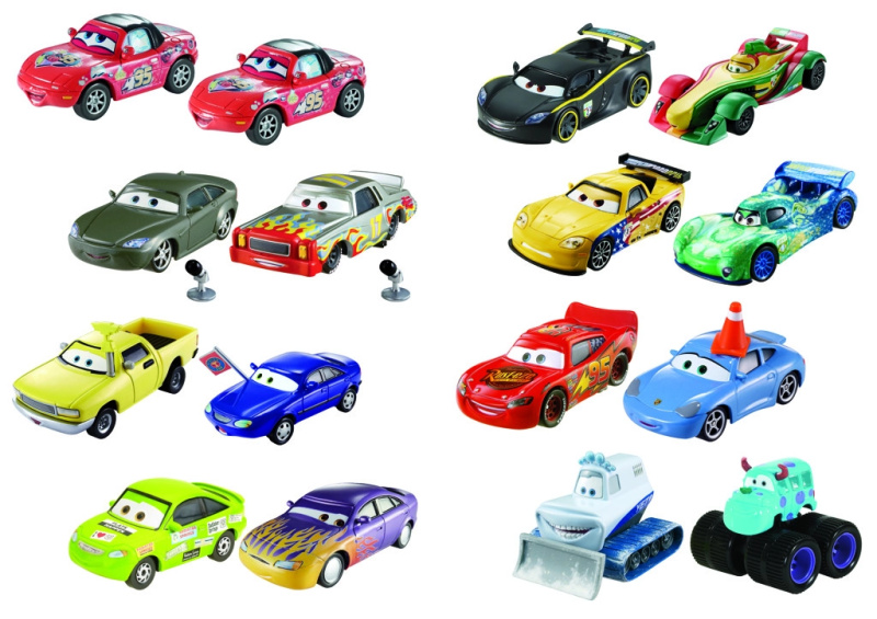 Mattel Cars 3 auta 2ks, více druhů
