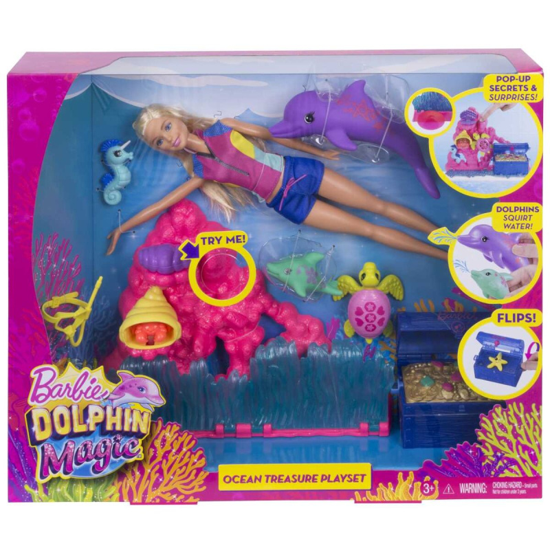 Barbie MAGICKÝ DELFÍN HRACÍ SET
