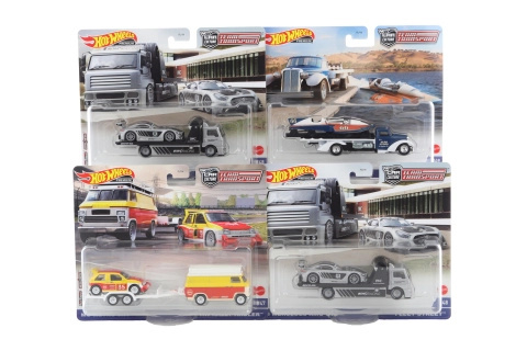 Hot Wheels tahač a závodní angličák