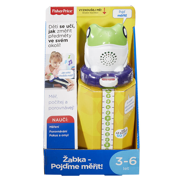 Fisher Price Žabka Nauč se měřit SK
