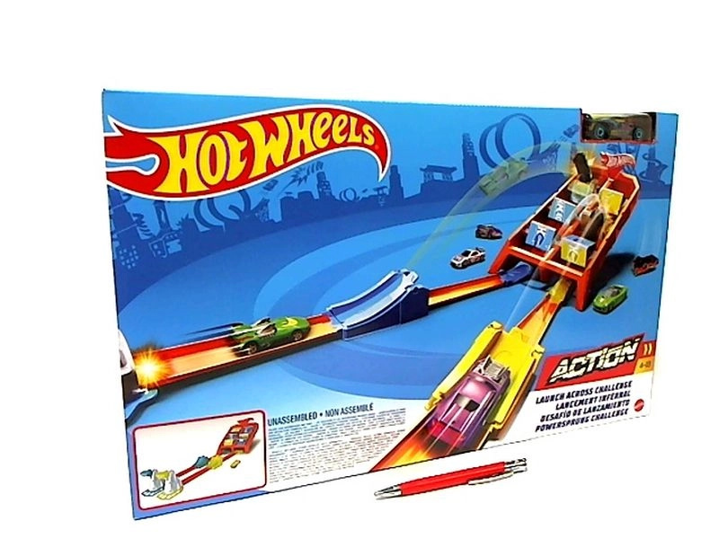 Hot Wheels skok do cíle herní set