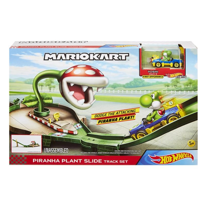 Hot Wheels Mario Kart Dráha odplata Thwomp ničitel GCP26