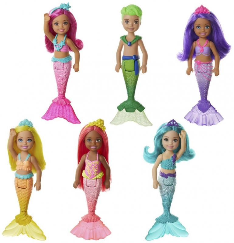 Mattel Barbie Chelsea mořská panna, více druhů
