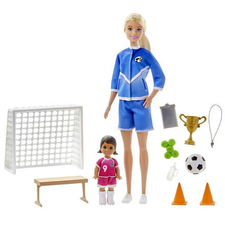 Mattel Barbie Fotbalová trenérka s panenkou Herní set, více druhů