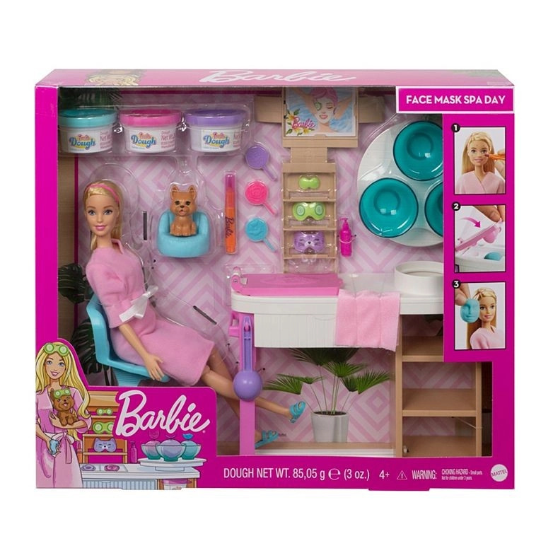 Mattel Barbie Salón krásy s panenkou