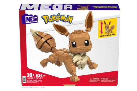Mattel Pokémon Mega Construx Jumbo Eevee 29 cm
