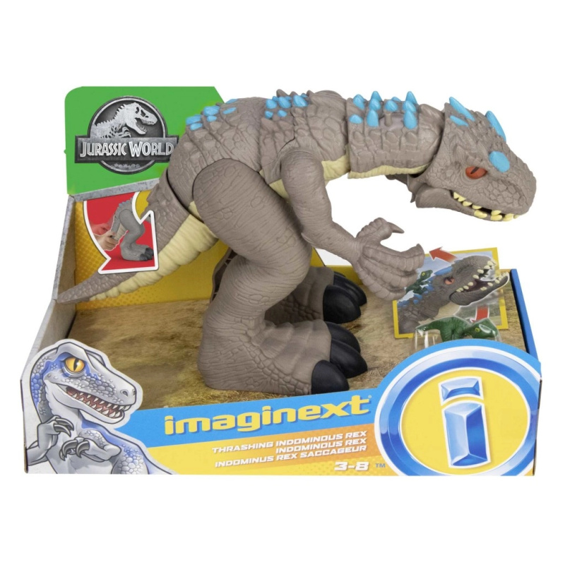 Mattel Fisher Price Imaginext ZUŘIVÝ INDOMINUS REX