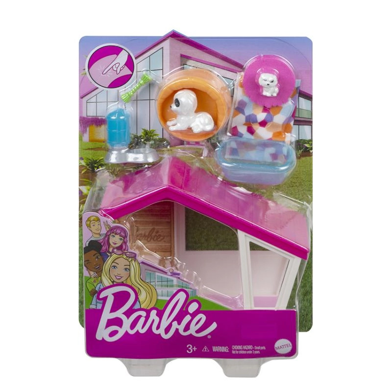 Mattel Barbie Mini herní set s mazlíčkem, asst
