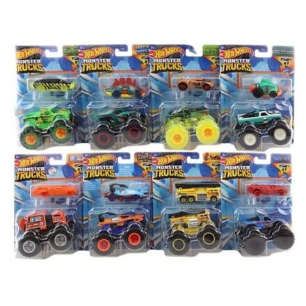 Mattel Hot Wheels Monster Trucks 1:64 s angličákem