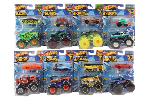 Mattel Hot Wheels Monster Trucks 1:64 s angličákem