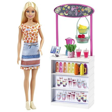 Mattel Barbie Smoothie stánek s panenkou