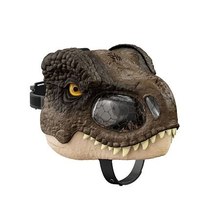 Mattel Jurassic World T-Rex Maska na obličej se zvuky