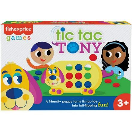 Fisher Price Hra pro předškoláky piškvorky s pejskem Tonym GWN53