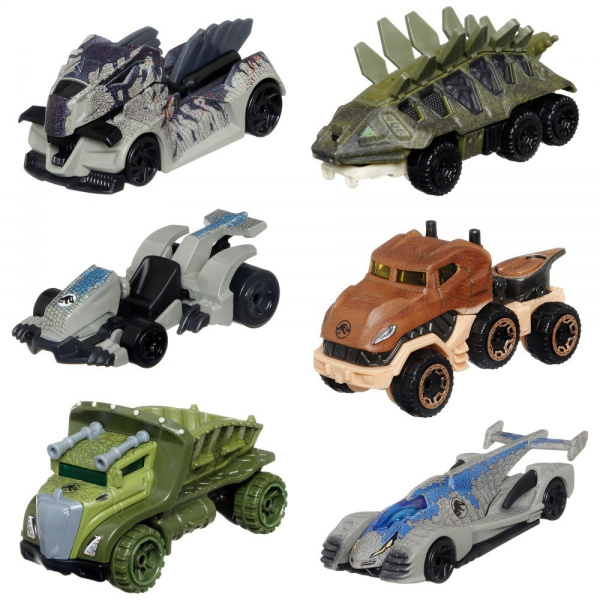 Hot Wheels Jurský svět Velociraptor Blue