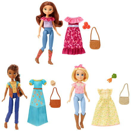 Mattel Spirit Veselá panenka s oblečky, více druhů