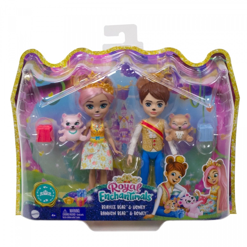 Mattel Enchantimals Kouzelné příběhy medvídek
