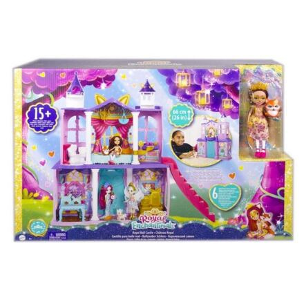 Mattel Enchantimals královský zámek herní set panenka Felicity s doplňky