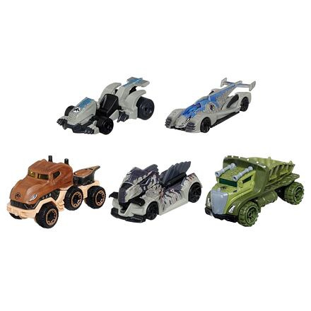 Mattel Hot Wheels Auto Jurský svět 5ks