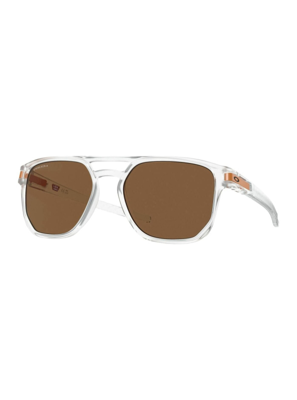Oakley sluneční brýle Latch Beta Matte Clear / Prizm Bronze | Bílá | Velikost One Size