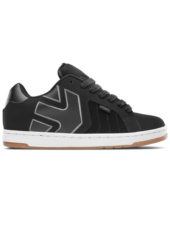 Etnies pánské boty Fader 2 Black/White/Gum | Černá | Velikost 13 US