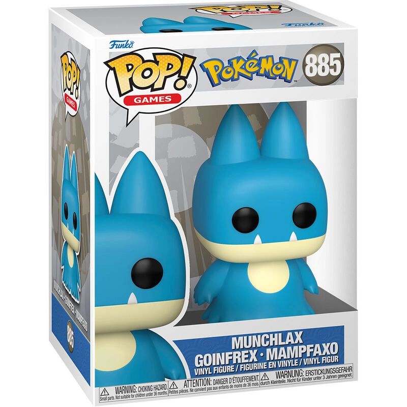 Funko Pop! Games Pokémon – Munchlax (Mampfaxo) #885 - 1 kus