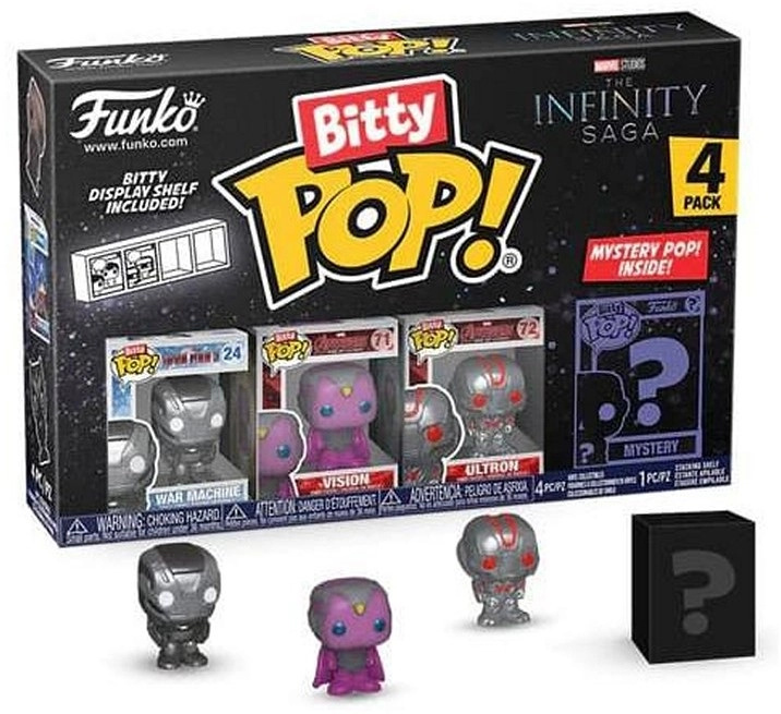 Funko Bitty Pop! Marvel Iron Man balení 4 figurek
