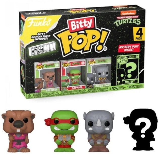 Bitty Pop! Teenage Mutant Ninja Turtles – Splinter (balení 4 figurek)