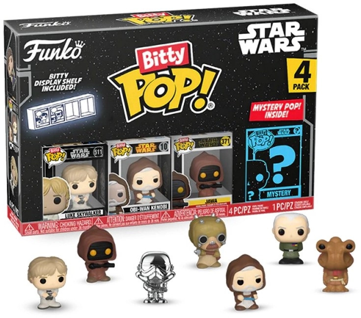 Funko bitty pop! Star Wars Luke 4balení