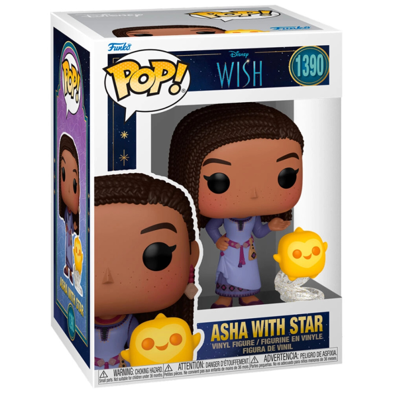Funko Pop! Disney Wish Asha s hvězdou (#1390) - 1 kus