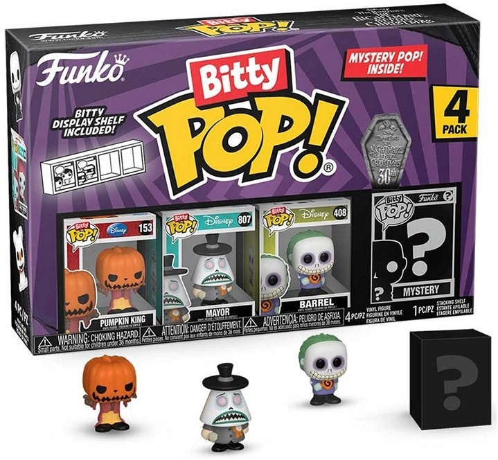 Funko Bitty POP! The Night Before Christmas – Pumpkin Jack (sada 4 figurek)