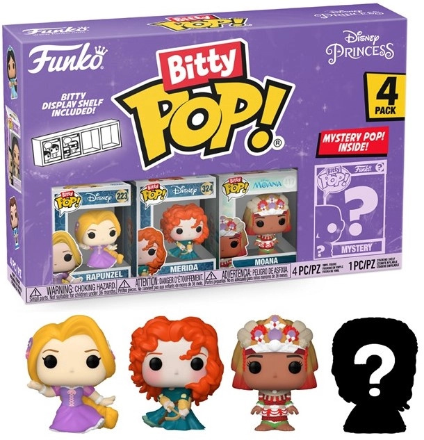 Funko Bitty Pop! Disney princezna Locika - balení 4 figurek