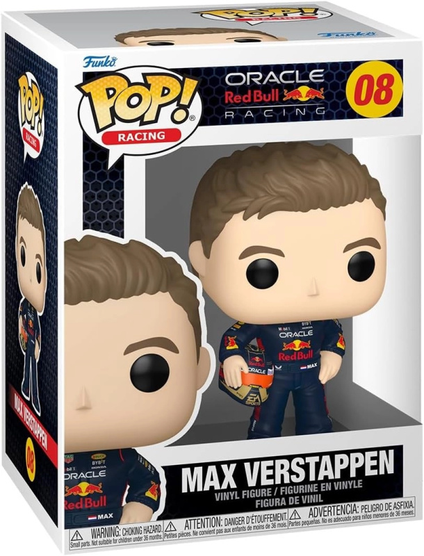 Funko Pop! Racing Red Bull Racing Max Verstappen #08 - 1 kus