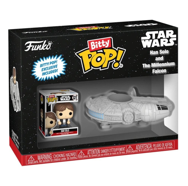 Funko Bitty Pop! Rides Han Solo a Millennium Falcon - 1 kus