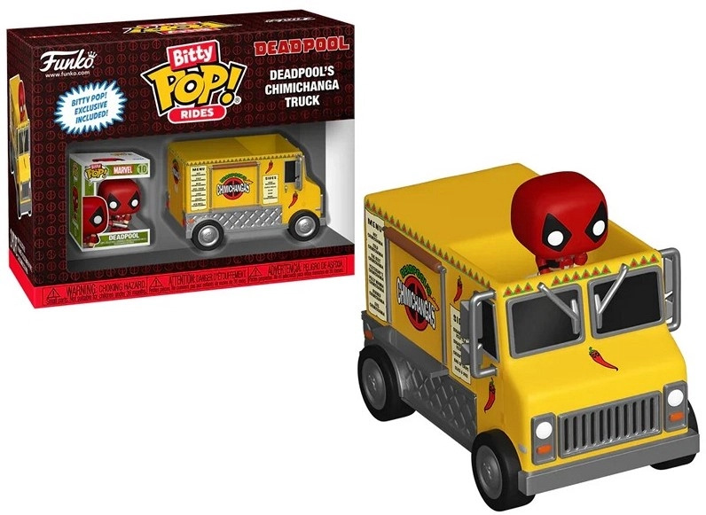 Funko Bitty Pop! rides Marvel Deadpool s náklaďákem chimichanga - 1 kus