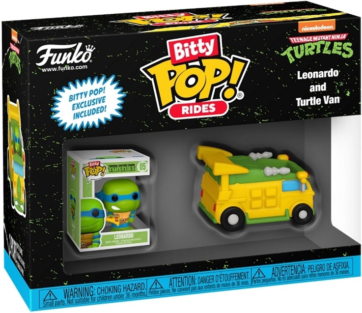 Funko Bitty POP! Rides Teenage Mutant Ninja Turtles Leonardo s Turtle Van