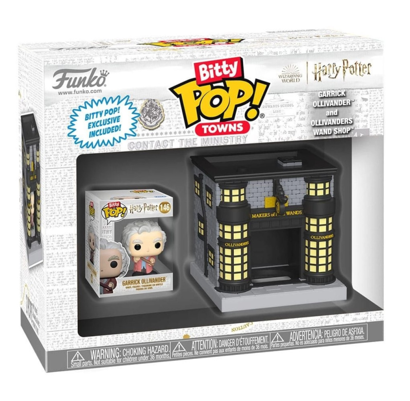Funko Pop! Towns Harry Potter – Garrick Ollivander a obchod s hůlkami Ollivanders - 1 kus