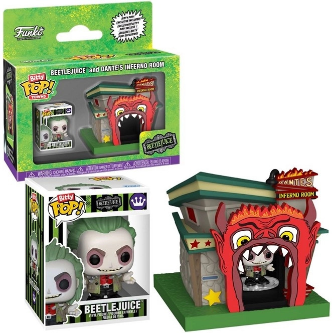 Funko Bitty Pop! Town Beetlejuice a pokoj Danteho Inferna - 1 kus