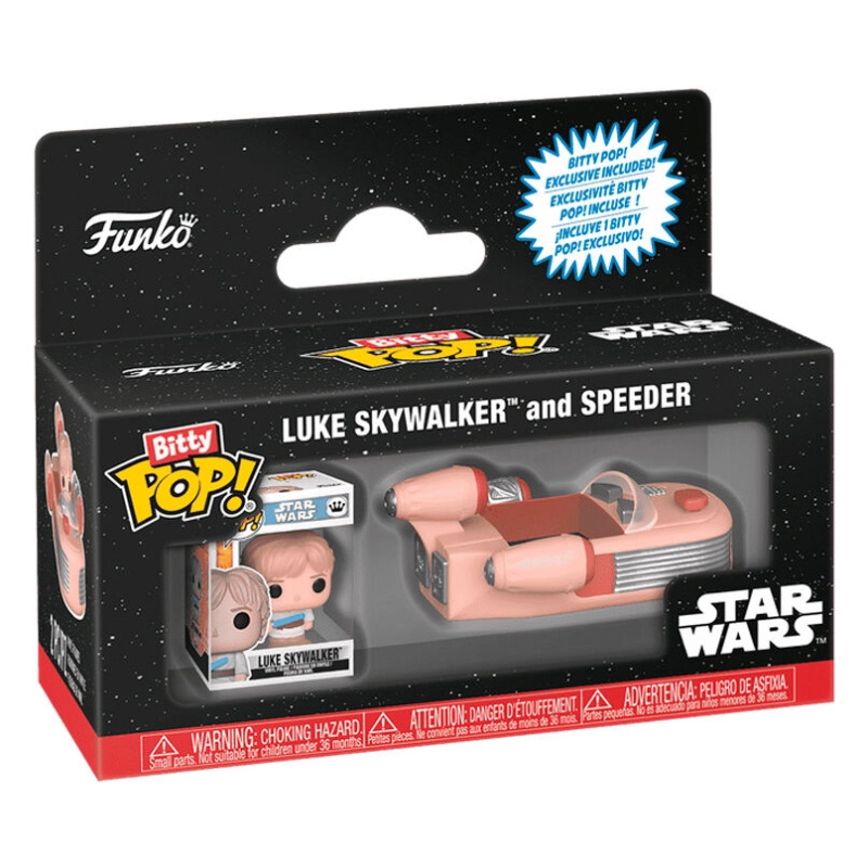 Funko Bitty Pop! Rides Star Wars Luke Skywalker a speeder - 1 kus