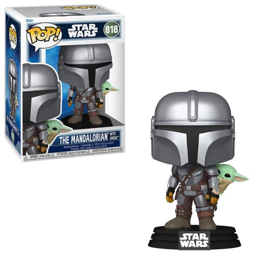 Figurka Star Wars: The Mandalorian and Grogu - Mando with Grogu Funko POP!