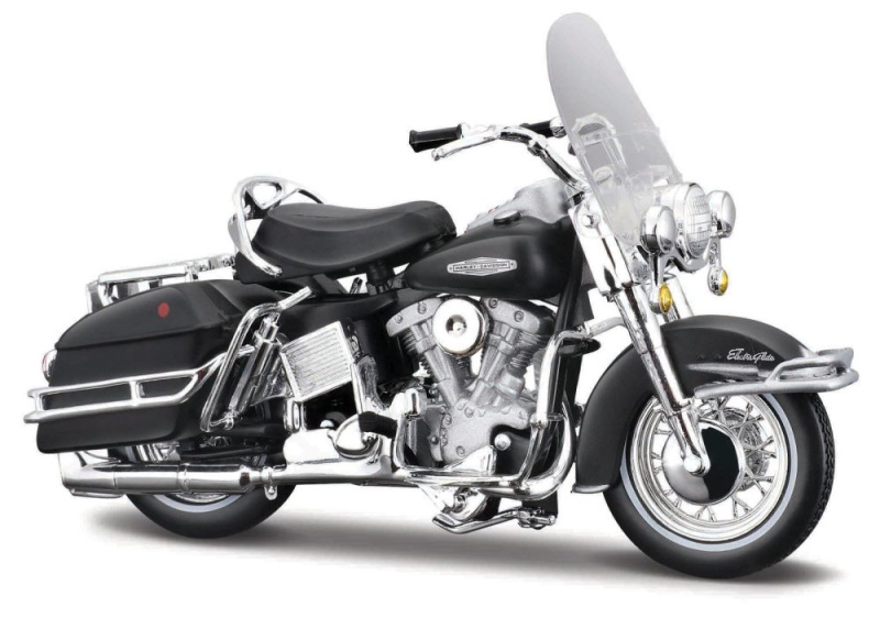 Maisto - HD - Motocykl - 1966 FLH Electra Glide®, matně černá, 1:18