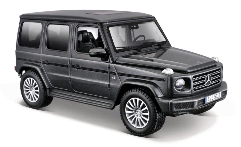 Maisto 2019 Mercedes-Benz G-Class, metal šedá, 1 : 25