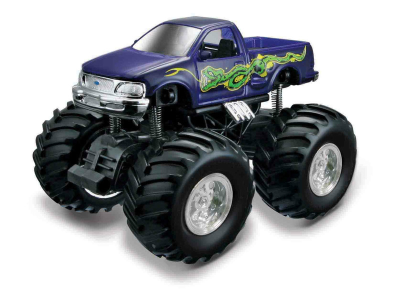Maisto Earth Shockers velké terénní nákladní auto s velkými koly