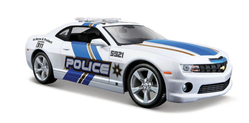 Maisto 2010 Chevrolet Camaro SS, bílá, 1 : 24